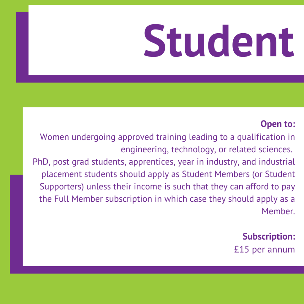 Become a student member for £15 a year